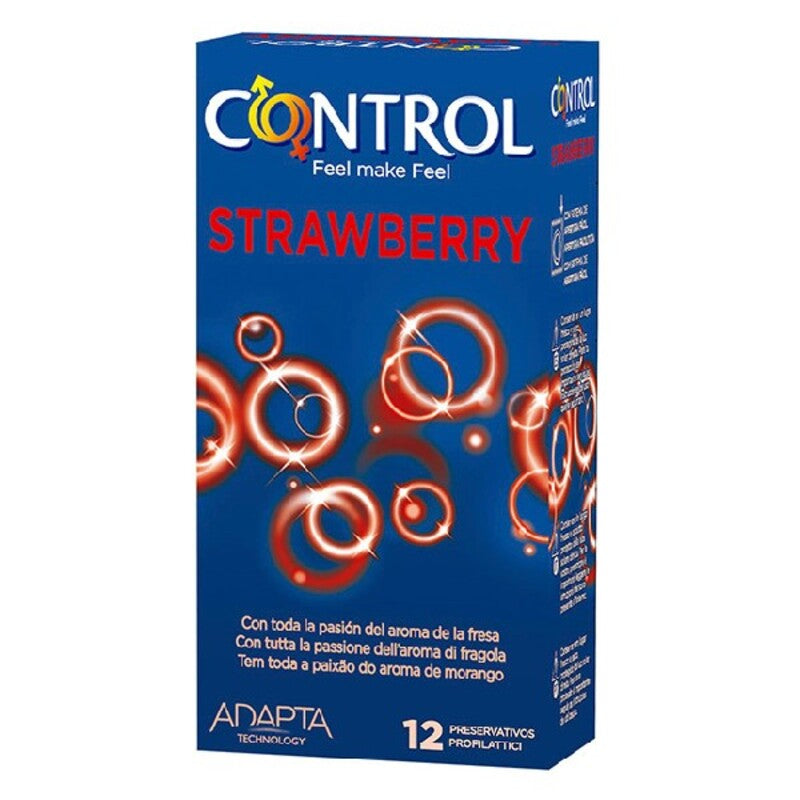 Préservatifs Control 43224 Fraise (12 uds)