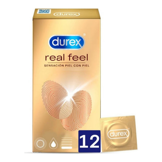 Préservatifs Durex Real Feel sans latex (12 uds)