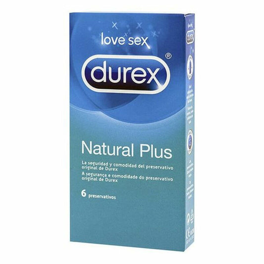 Préservatifs Durex Natural Plus 6 Pièces