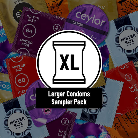 Pack d'échantillons de préservatifs plus grand