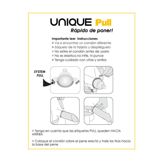 Uniq Pull condoms Pack 3