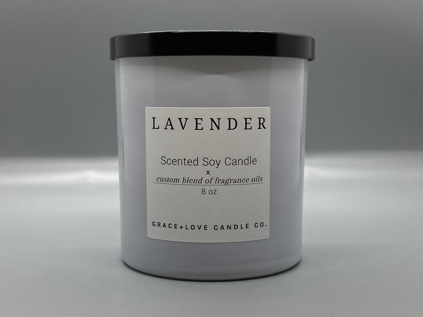 Lavendel – 8 oz. Kerze